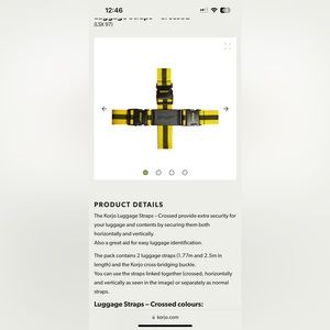 Korjo Luggage Straps
